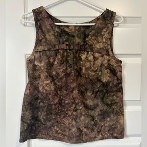 Comrags Earth-tones Cotton Sleeveless Boxy Top Made in Canada